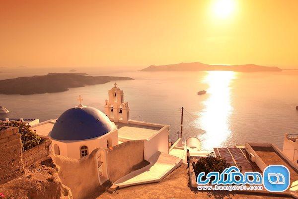 سانتورینی به رنگ اقیانوس