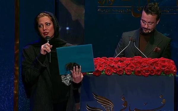 طناز طباطبایی برترین بازیگر زن جشنواره فیلم فجر چهلم شد